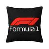 Formula 1 Logo Print Throw Pillow Case Soft Cozy Polyester Pillowcase 18x18 Inch Cushion Cover for Home Office Car Decor