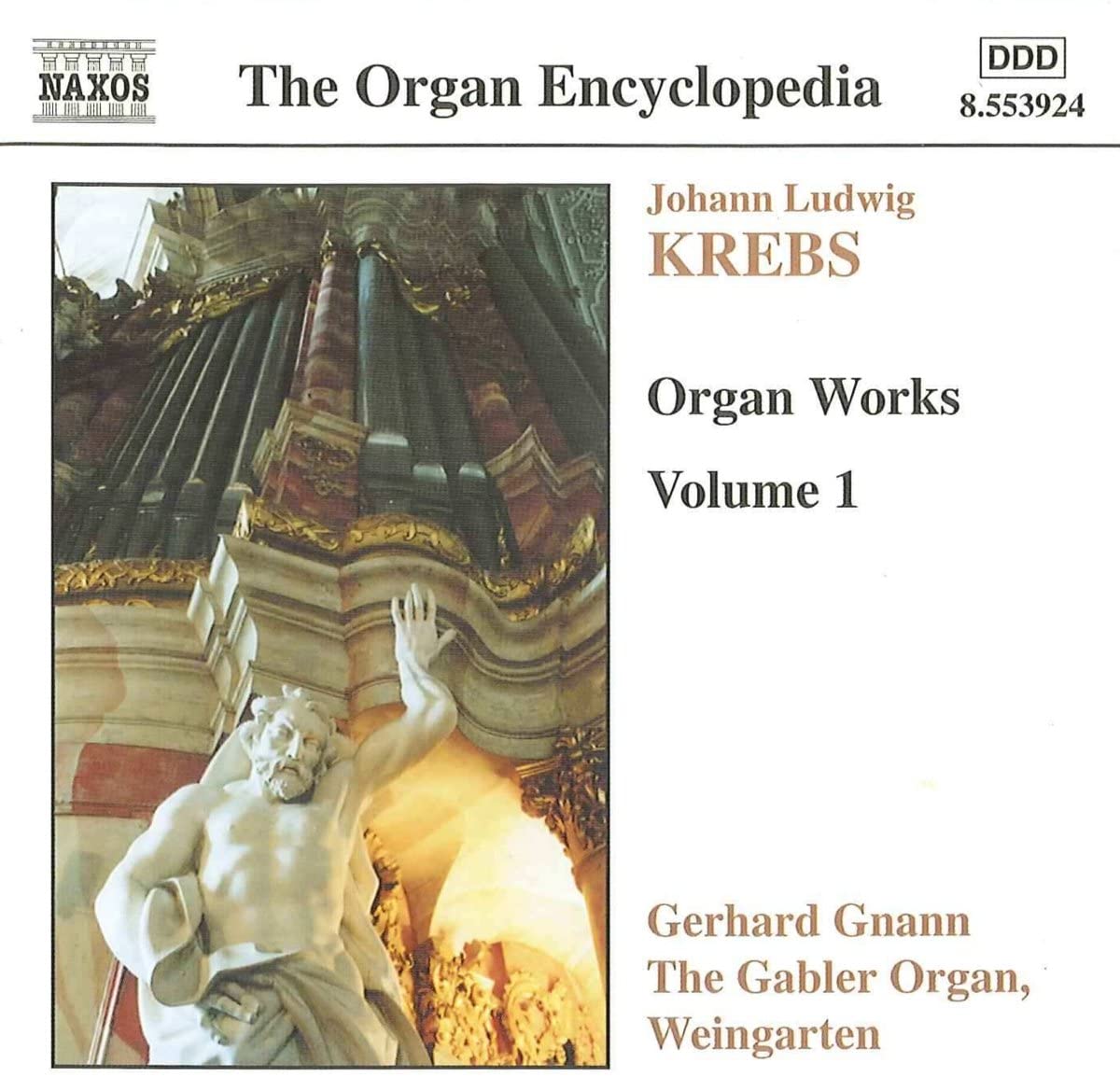 

CD KREBS, J.L. - Organ Works-Vol. 1 8553924 Naxos 2000 Non Japan ObiClassical Used