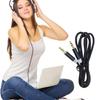 100cm 3.5mm Male To Male Extension Wire Copper Adapter Cord Car Computer Mobile Phones Wire Extender Line
