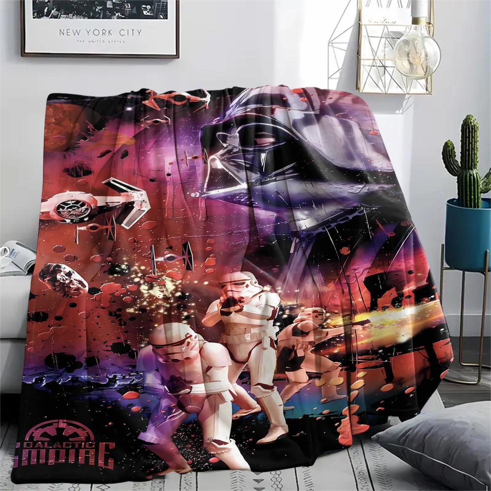 1 Pezzo Coperta in Flanella con Stampa Mandalorian, Alta Qualità, Confortevole per Tutte le Stagioni, Decorazione per la Casa, Calore e Comfort, Perfetta per Regali