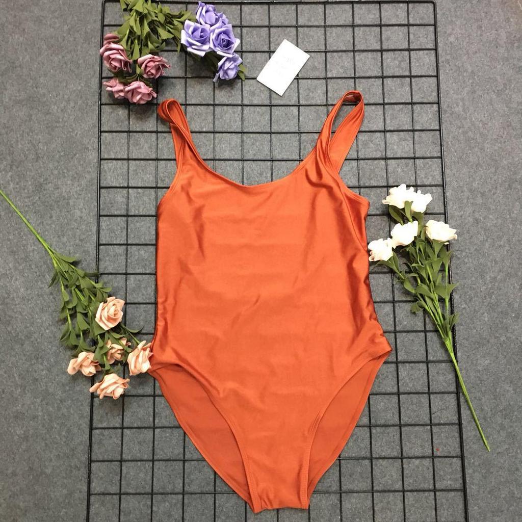 Gold Letter 'Team Bride' Backless One-Piece Swimsuit