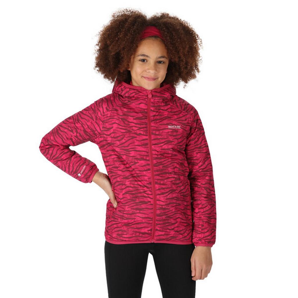 Regatta Childrens/Kids Volcanics VI Zebra Print Waterproof Jacket