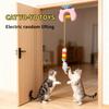 1PCS New Cat Yoyo Electric Smart Hanging Door Retractable Automatic Toy Lifting and Degrading Stuffy Cat Artifact Hanging