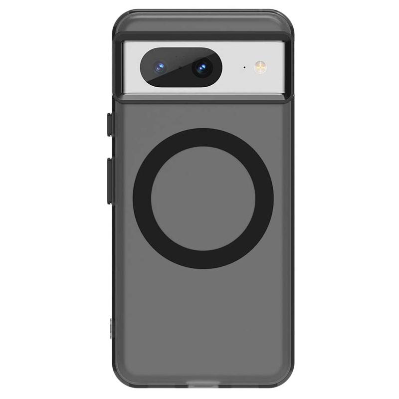 Für Google Pixel 8 Hülle Abdeckung Google Pixel 8 Capas Bumper Ringförmig Magnetisch Matt Klar Kabelloses Laden Fundas Google Pixel 8