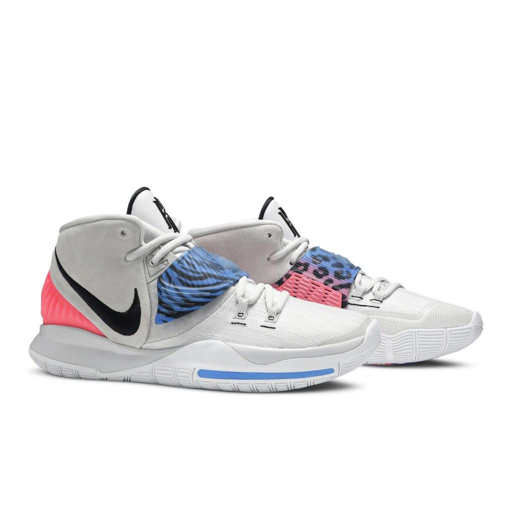 Nike Kyrie 6 'Vast Grey' (Unisex) Vast Grey / Black / Soar / Digital Pink Basketball Shoes BQ4630 003