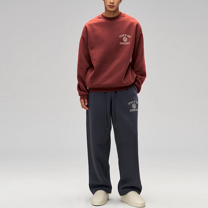 Fear of God Essentials Fleece Relaxed Sweatpant Marine Men Bottoms Blue 130HO244324F