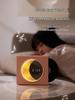 Morandi Pink Retro Moon Clock Bluetooth Speaker