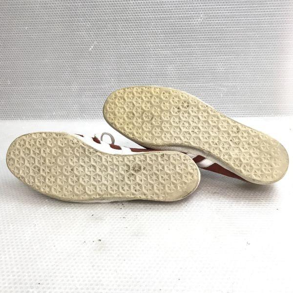 adidas Originals GAZELLE leather sneakers 27.5 red brown(USED)