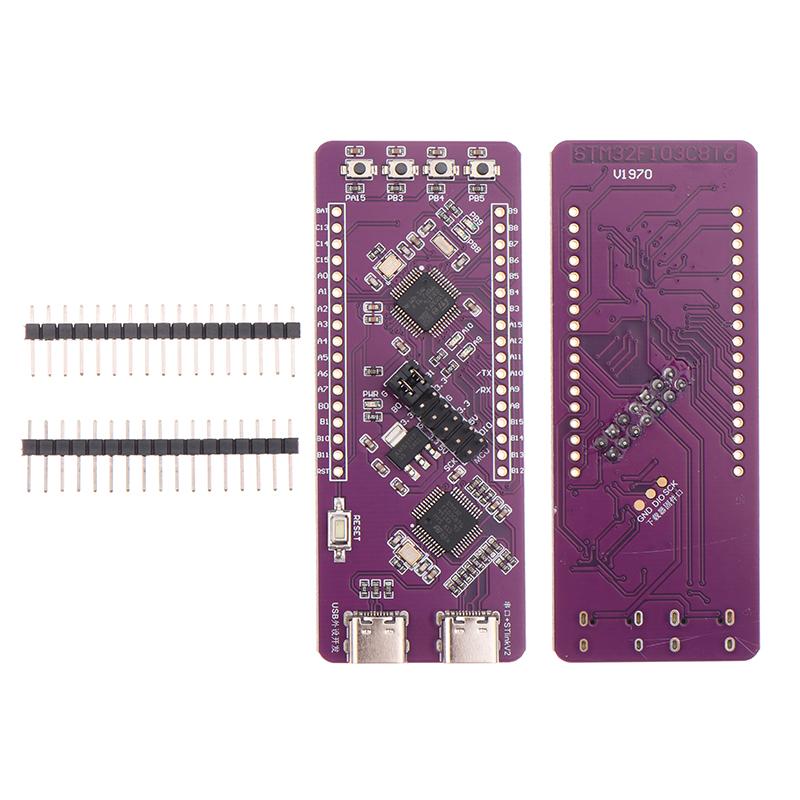 

Stm32F103C8T6 Development Board System Board Integration St-Link V2 Simulation Burner Ttl Serial Port Download one size