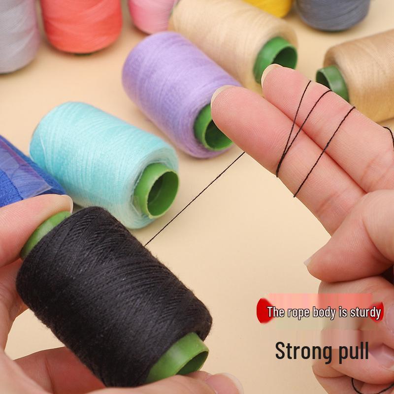 Schwarz & Weiß Haushaltsnähgarnrollen - Ideal zum Flicken von Kleidung & Quilts