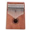 Thumb Piano Protable Mahogany Wood Finger 17 Keys Mbira Kalimba Musical Instrument