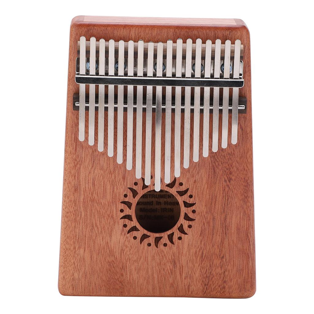 Thumb Piano Protable Mahogany Wood Finger 17 Keys Mbira Kalimba Musical Instrument
