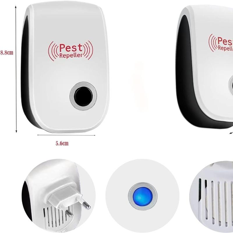 Ultrasonic Mice and Rats, Ultrasonic Mouse Device, Ultrasonic Pest Repeller for Indoor Mouse Repellent Device for Insects, Mosquitoes, Cockroaches,