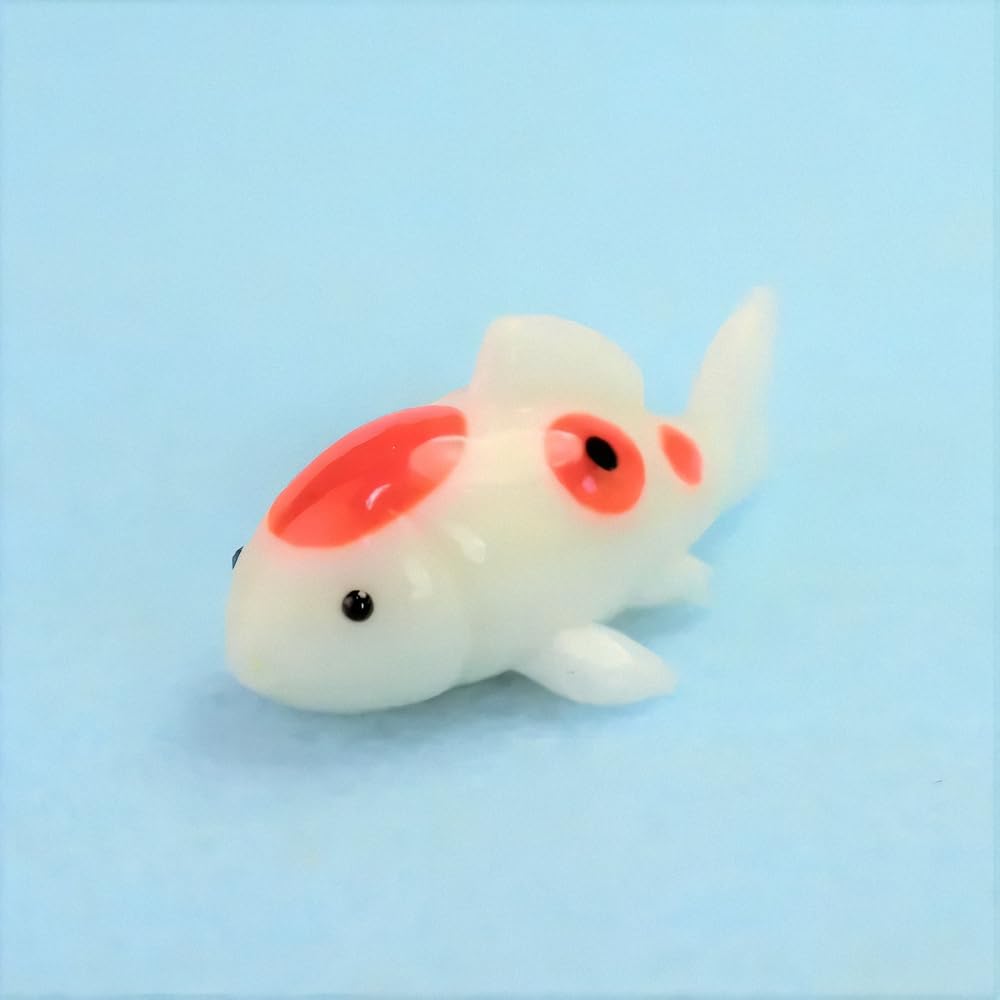 Four Cart Cute Handmade Glass Crafts [Koi] X 5-Piece Set