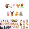 9 Stück Digimon Adventure Figuren PVC Spielzeug Weihnachtsgeschenke Kuchendekorationen Sammlerstück