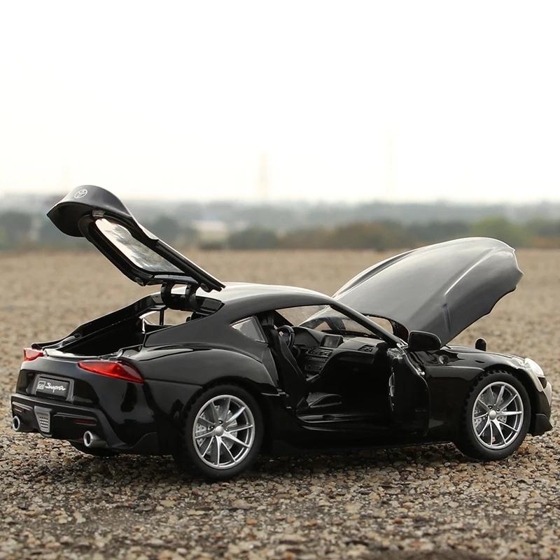 6 Inch Metal Car Toyota GR Supra Supercar Simulation Exquisite Diecast & Toy Vehicle 1:32 Alloy Collection Model Gifts For Children