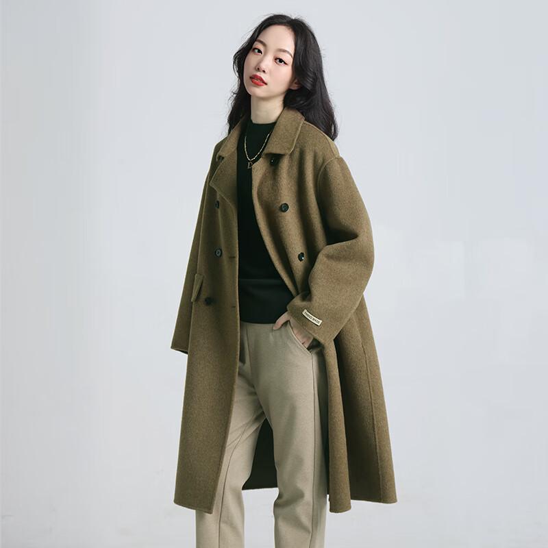 

Женское двустороннее шерстяное пальто Yiliteng M