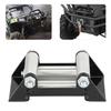 KIMISS Winch Roller Fairlead,Universal 125mm/5" Hole Diameter Side by Side Winch Cable Roller Fairlead Heavy Duty