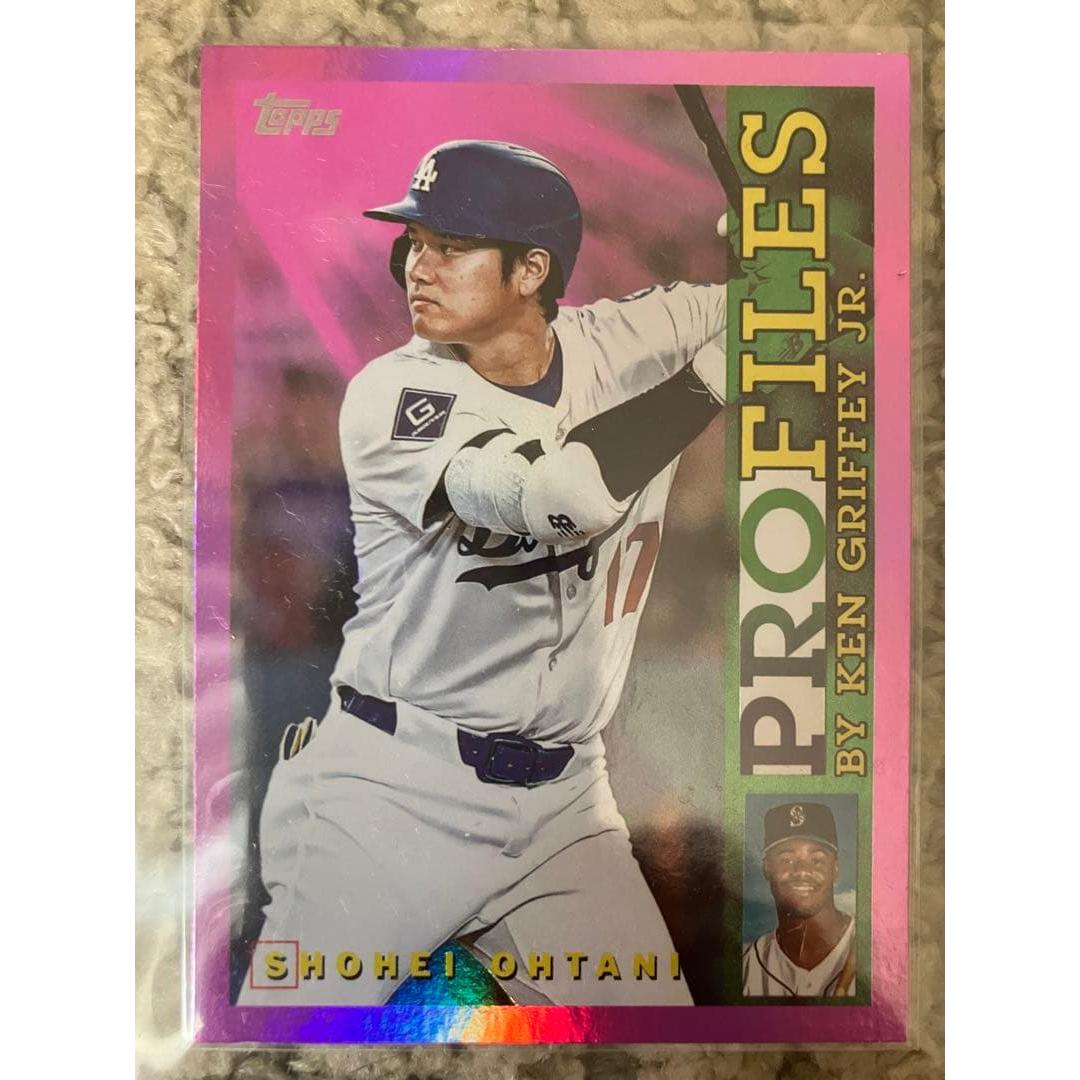 Использованная карточка Shohei Otani 2026 Topps ProFiles TP-1 Розовый Параллель
