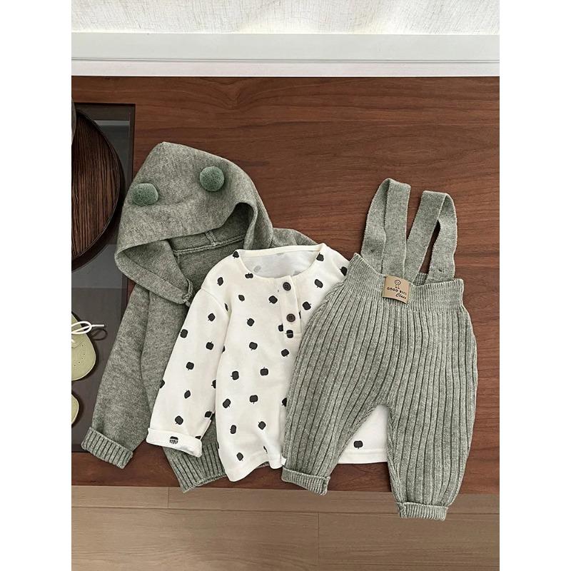 Autumn Baby Sleeveless Knit Romper Newborn Knitted Overalls Boy Girl Infant Jumpsuit Toddler Clothes