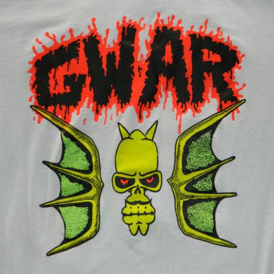 Vtg GWAR rigor mortis White Men All size Shirt Gift Family Unisex T-Shirt M