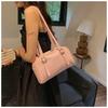 Green Commuter Shoulder Bags for Women  Luxury Designer Handbags Pure Color Causal Bag Big Capacity Pillow Underarm Bag