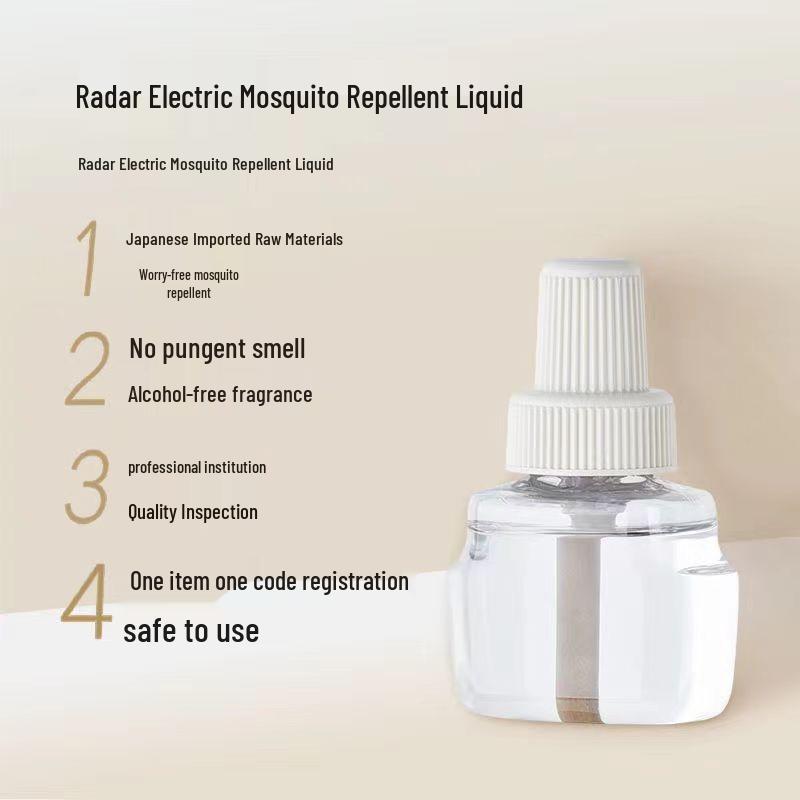 Radar Electric Mosquito Repellent with Smokeless, Odorless Liquid - 1 Device + 1 Refill, Perfect for Home Use