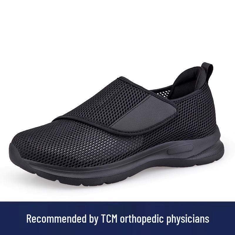 Summer Breathable Shoes for Elderly with Swollen Feet and Hallux Valgus