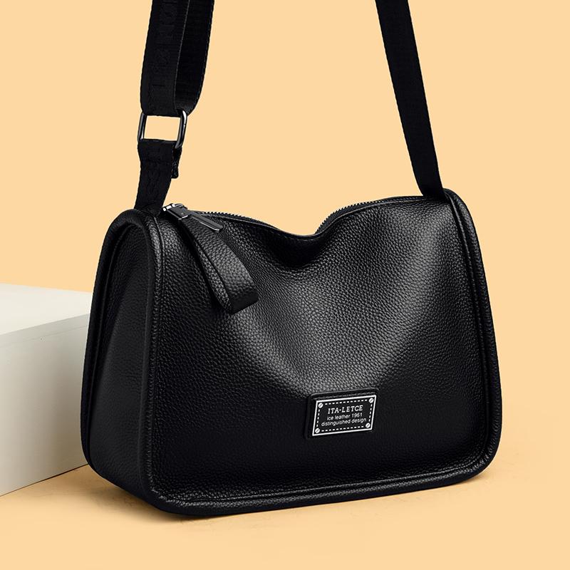 Sports bag Zachte leren tas voor dames Grote capaciteit messenger bag Luxe schoudertas Crossbody Hoogwaardige casual damestas