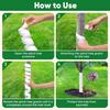 Tree Trunk Protector, Plastic Spiral-Type Tree Guard with 2 Size, Tree Protectors Tree Bark Tube Wraps to Protect Saplings Plants fromRodents Mowers