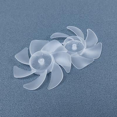 Small Power Mini Plastic Fan 7 Leaves For Hairdryer Motor Handheld Fan Hanging Neck Fan