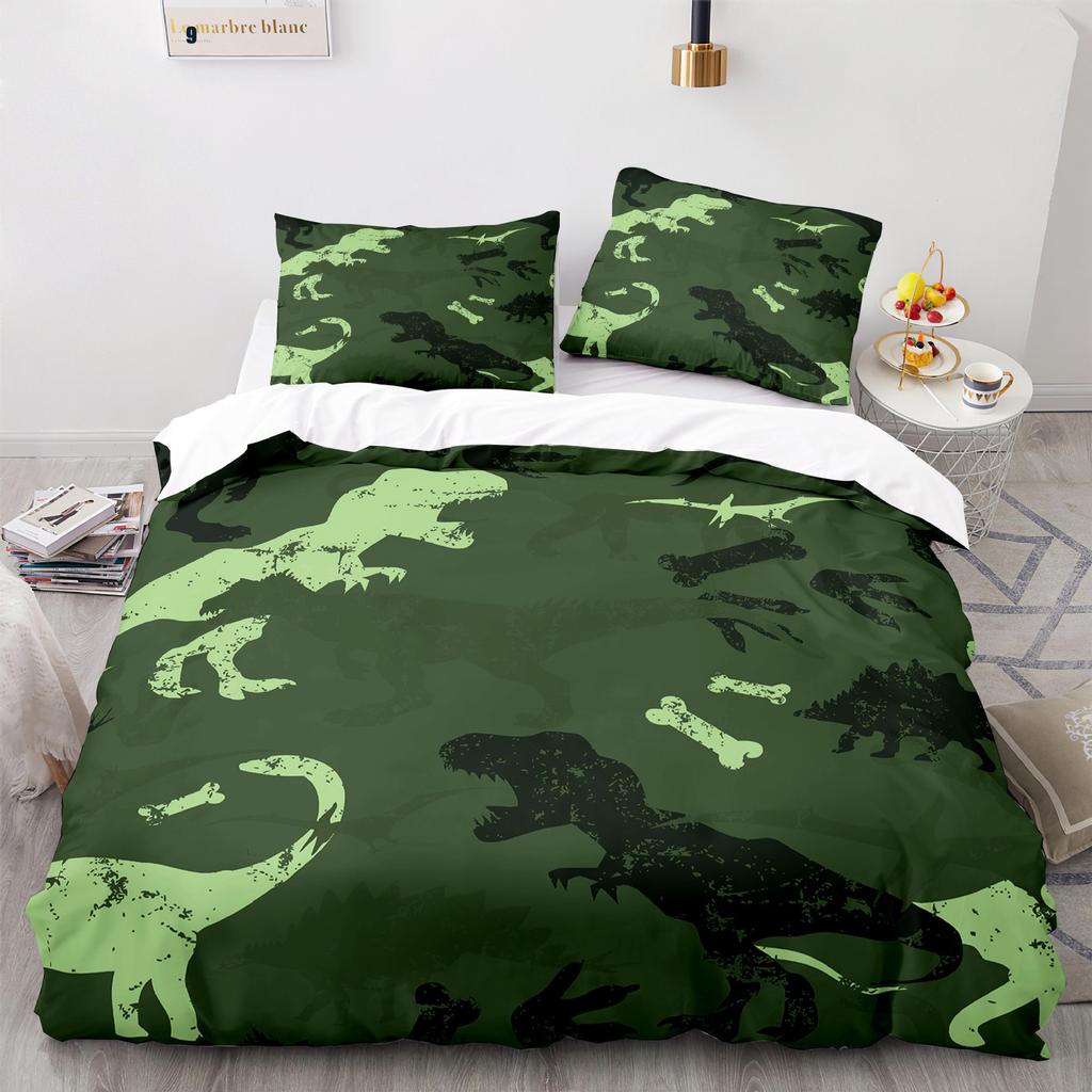 Home Textile Camouflage Quilt Cover Digital Printing Three-Piece Set 3D