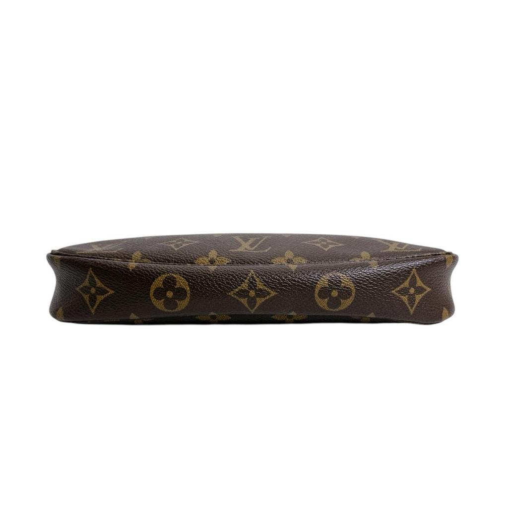 LOUIS VUITTON Monogram Pouch Monogram canvas Brown Women M51980 Used