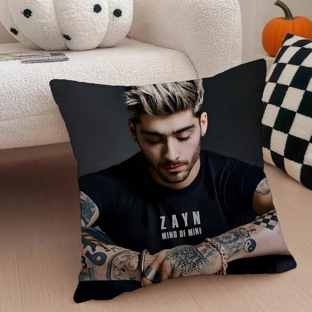 Sänger Z-Zayn Malik Kissenbezug Leinen Kissenhülle Weich Atmungsaktiv Schutz Dekoration für Sofa Raum