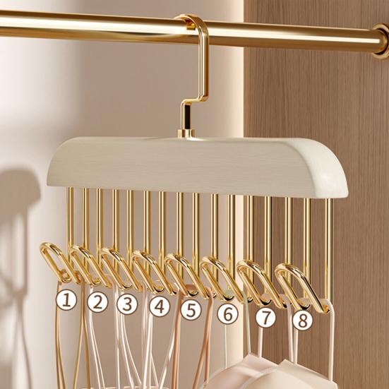Tank Top Hanger Bra Underwear Holder 360-Degree Rotatable Strong Load-bearing Multi-Function Sling Hanger Wardrobe Organizer