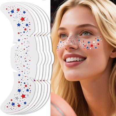 Tattoo Sticker Waterproof Simulated Freckle Makeup Sticker Flash Bronzing Children'S Face Sticker