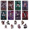 8 Cartoon Gothic Girl Face Change Stickers Waterproof Diary Hand Account Stickers Gu Card Stickers DIY Decoration Stickers Stickers