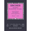 Arches Aquarellpapierblock, 300g, Extra Fein, 26x36cm, 12 Blatt (1795098), Natürliches Weiß