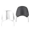 Motorcycle Windshield Aluminum Universal Front Wind Deflector with Mount for 6.5in To 9.45in Round H