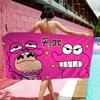 Bandai Crayon Shin-chan Microfiber Printed Beach Towel Mountain Climbing Yoga Beach Swimming Running Absorbent Soft Towel