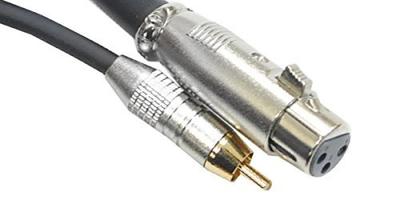 ClassicPro Mikrofon-Audiokabel 1,5m XLR-F auf RCA