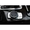 Multimedia Button Sticker Middle Console For BMW X3 F25 X4 Matte Silver 2011-17
