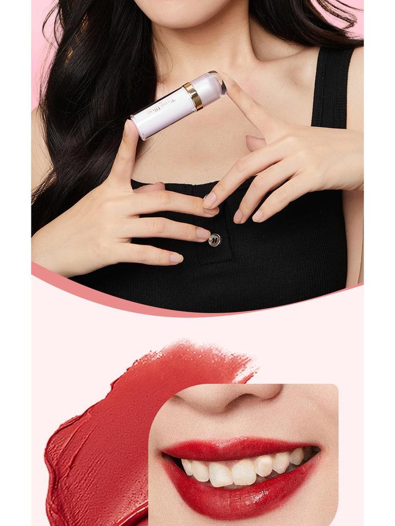 Tang Blue Matte Lipstick: Soft Focus, Non-Stick, Silky, Lightweight, Non-Drying Formula