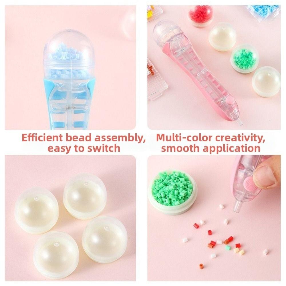 2.6mm Tip Fuse Bead Pen Efficient Perler Bead Dispenser Press-Type Bead Pen Beading Project