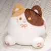 with Hand Pocket White Cat Plush Pillow Smile Black Cat Plush Doll  Home Decor