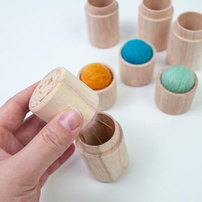 Stitching Pins Sewing Needle Cylinder Box Embroidery Craft Woode Needles Container Pin Cushion Needles Storage Holder