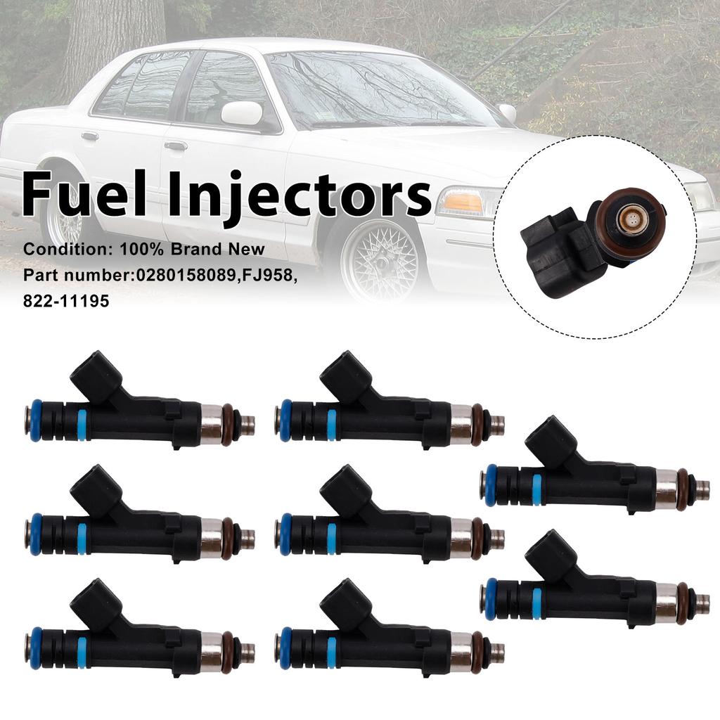 8PC 822-11195 Iniettori Carburante 0280158089 Per Mercury Grand Marquis Ford Lincoln