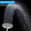 High Pressure Rain Shower Head with Arm - High Flow Rainfall Showerhead - Luxury Modern Look - Pressure Boosting
