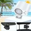 USB Charging Mini Silent Fan LED Display Neck-mounted Handheld Mini Fan  For Outdoor&Office