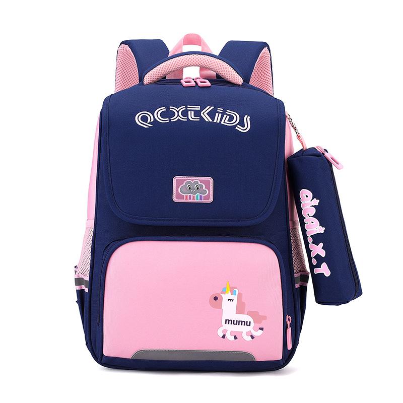 New Pink Primary School Students To Reduce Burden and Protect Spine Children  Middle Aged and Older Primary School Children